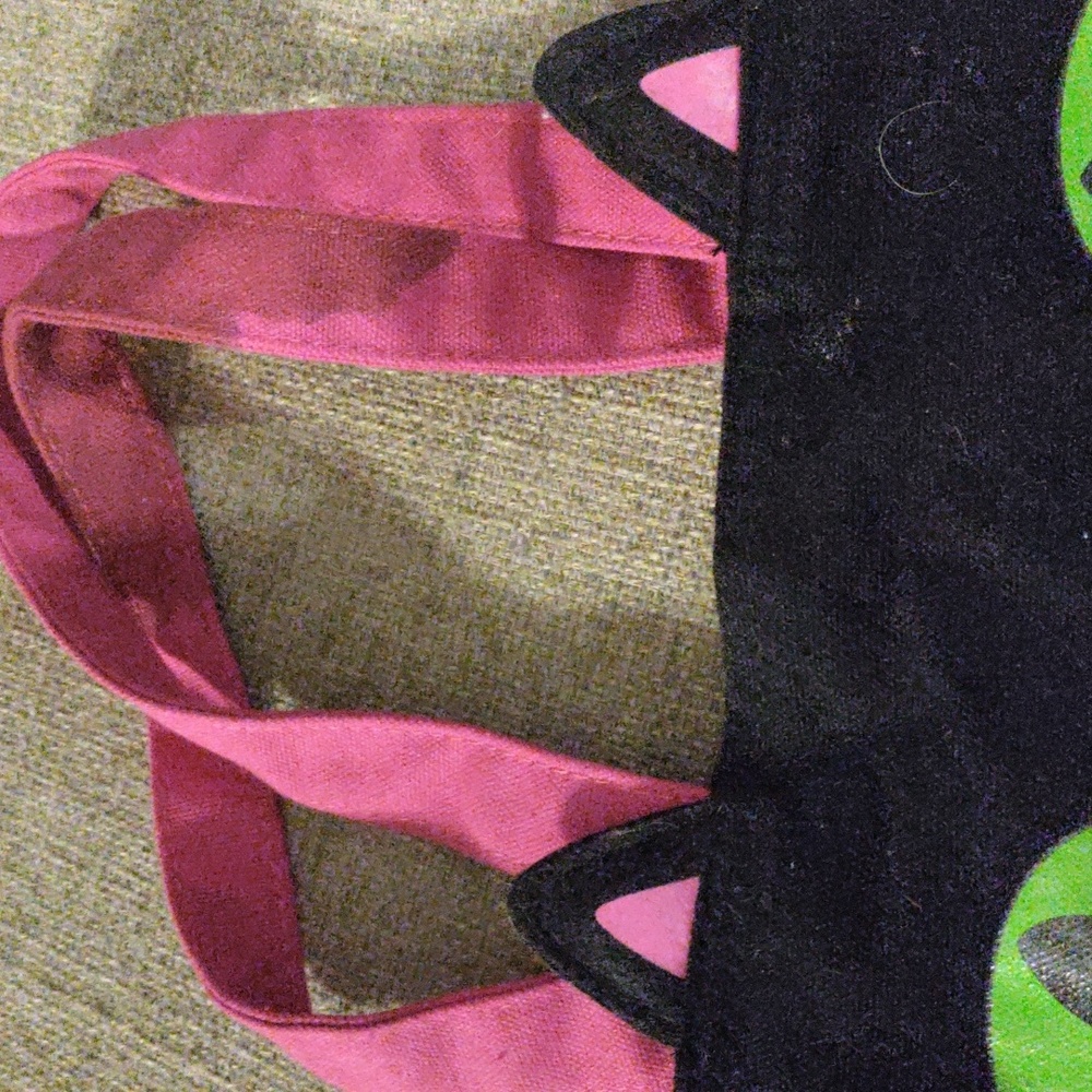 NWT BETSY JOHNSON CAT FACE TOTE BAG - Picture 4 of 4